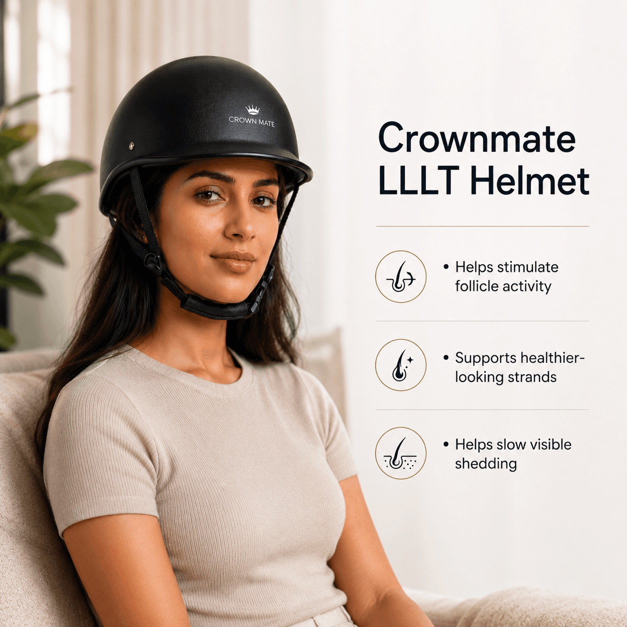 CrownMate self-care routine
