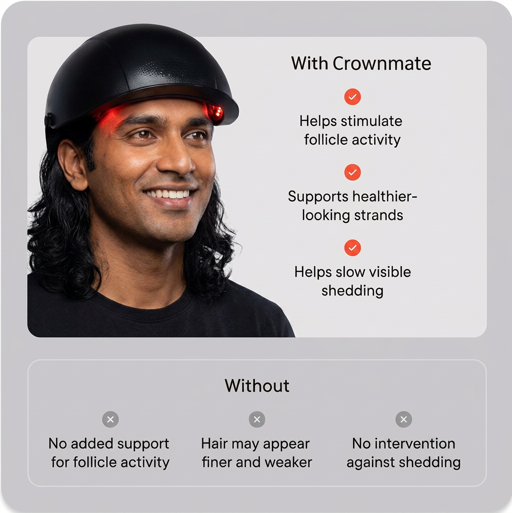 CrownMate LaserGrow Helmet